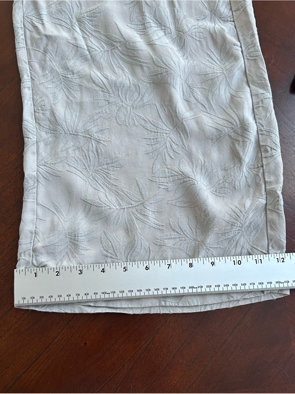 House of Harlow 1960 Sage Green Wide-Leg Embossed Pants - Picture 6 of 10